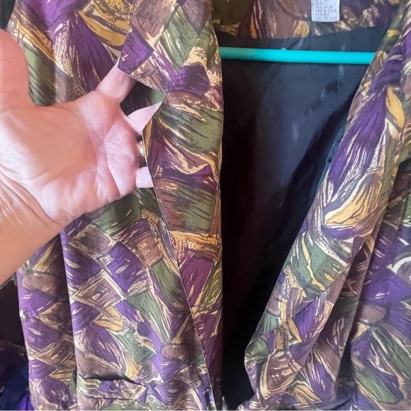 Robert Stock‎ Limited 100% SILK blazer pockets one button closure lightweight - Picture 4 of 7